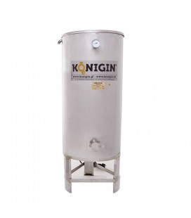 Maturator de miere incalzit- 150 litri cu canea inox + suport- 1500W-KÖNIGIN
