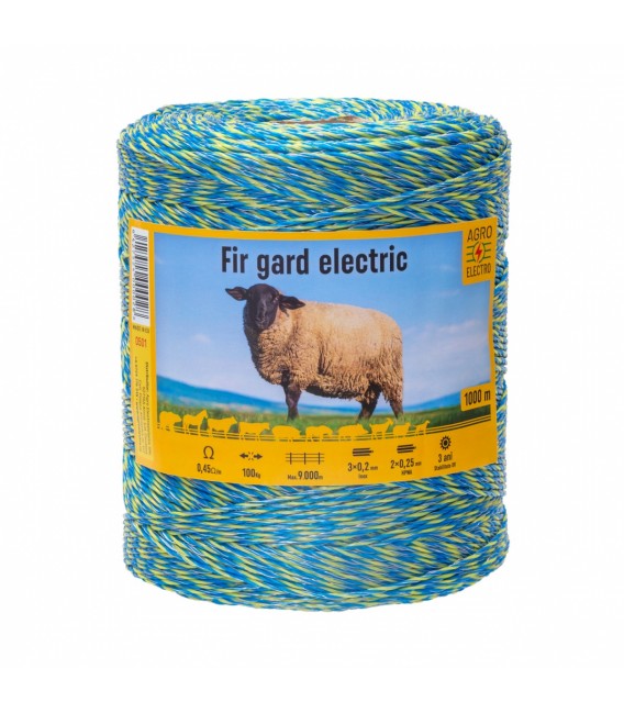 Fir gard electric - 1000 m - 100 kg - 0,45 Ω/m
